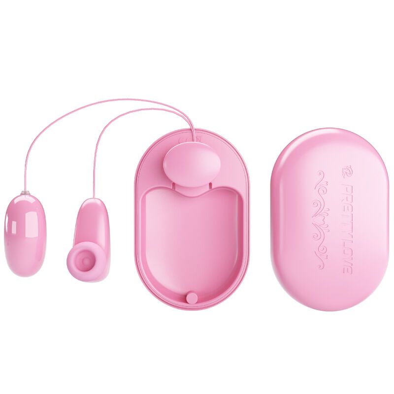 PRETTY LOVE - PROIETTILE VIBRANTE MAGIC BOX E STIMOLATORE ROSA REMOTE CONTROL