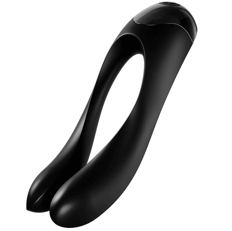SATISFYER - VIBRATORE DA DITO CANDY CANE NERO SATISFYER VIBRATOR