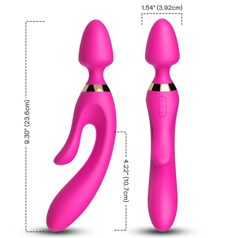 ARMONY - MASSAGGIATORE E VIBRATORE RABBIT FUCSIA ARMONY MASSAGERS