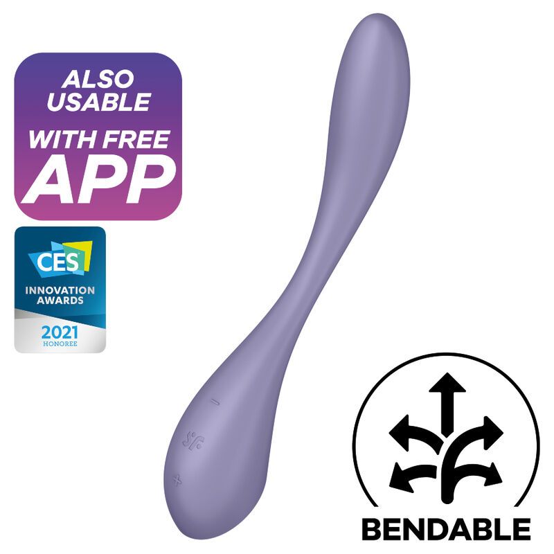 SATISFYER - MULTI VIBRATORE G-SPOT FLEX 5 LILLA SATISFYER VIBRATOR