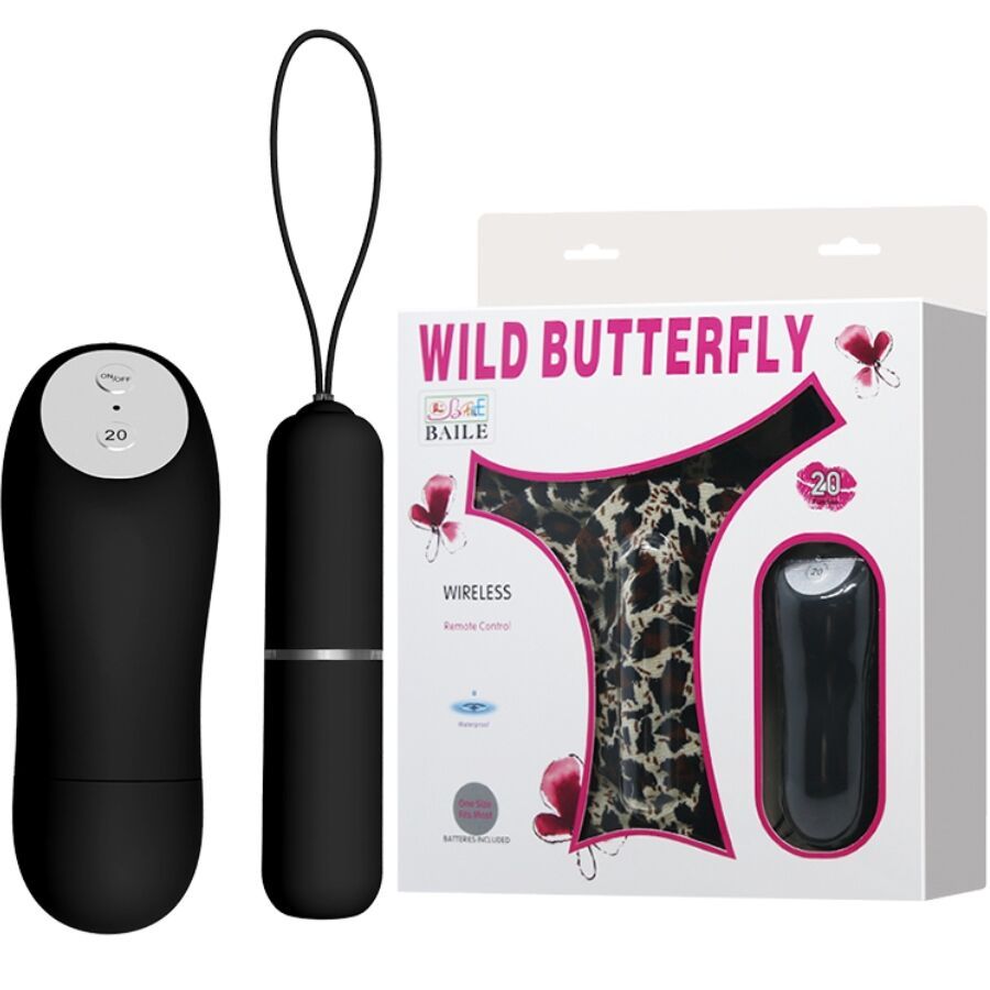 BAILE - PERIZOMA CON PROIETTILE VIBRANTE E TELECOMANDO NERO BAILE STIMULATING