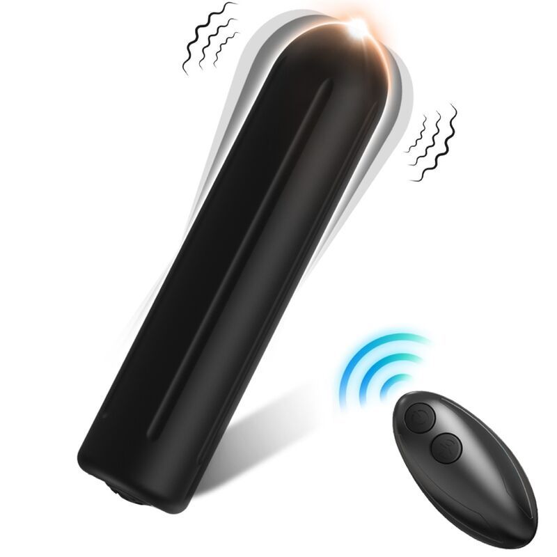 ARMONY - TESTATA VIBRATORE BULLET TELECOMANDO NERO 2 CM X 8.8 CM ARMONY STIMULATORS