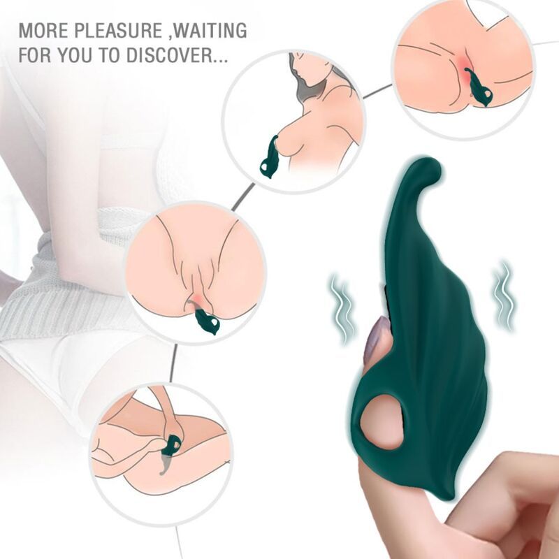ARMONY - STIMOLATORE E VIBRATORE PER DITA VERDE ARMONY STIMULATORS