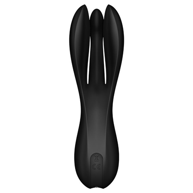 SATISFYER - VIBRATORE THREESOME 2 NERO SATISFYER VIBRATOR