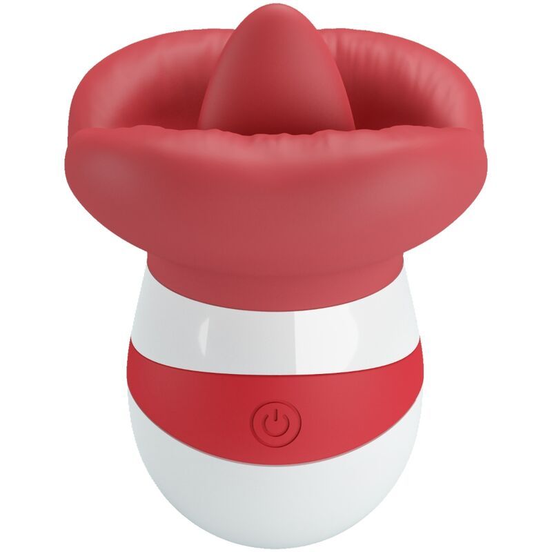 PRETTY LOVE - MINA STIMOLATORE DELLA LINGUA ROSSO CHIARO HIGH TECH