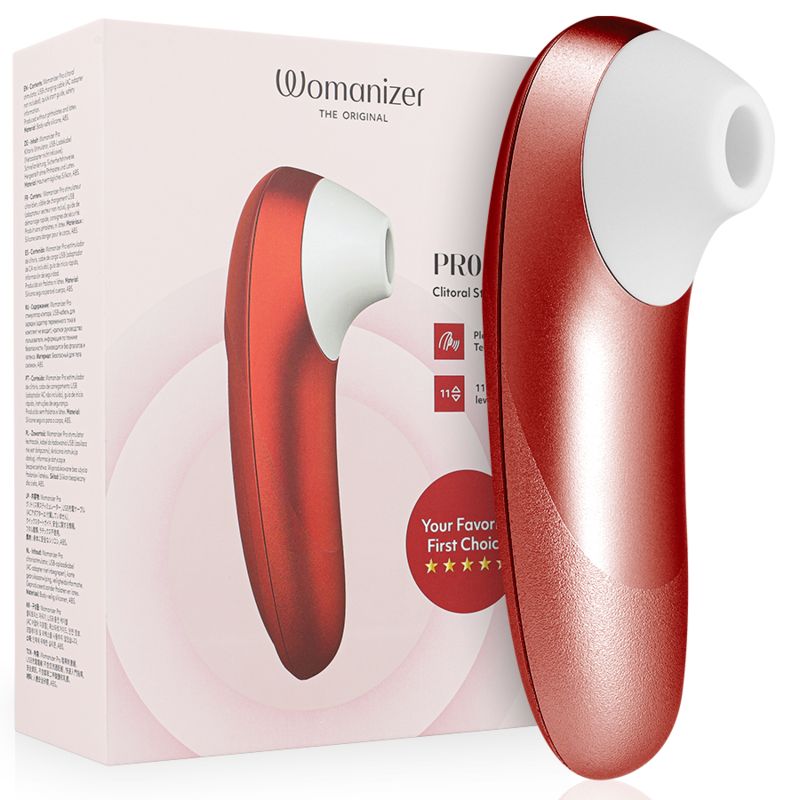 WOMANIZER - STIMOLATORE CLITORIDEO PRO VIBRANTE BORDEAUX WOMANIZER