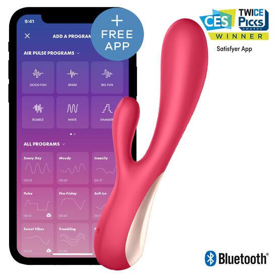 SATISFYER - MONO FLEX ROSSO CON APP SATISFYER CONNECT