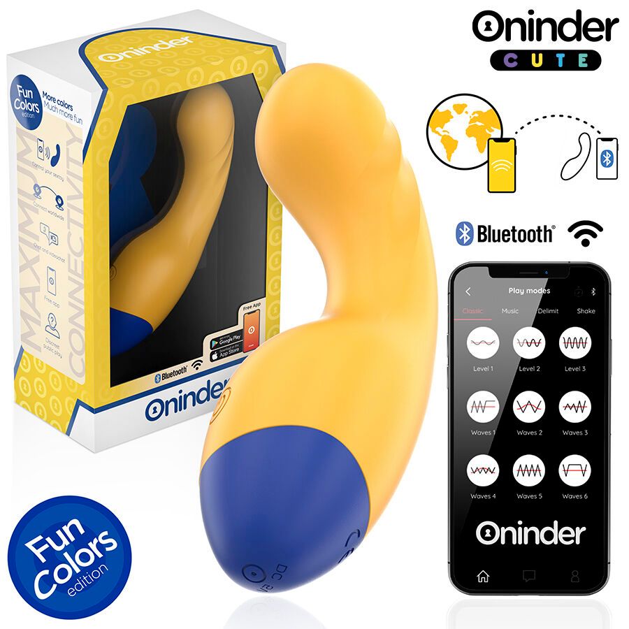 ONINDER CUTE - VIBRATORE PUNTO G LOVE BUDDY MASTER - APP GRATUITA IN TUTTO IL MONDO ONINDER CUTE