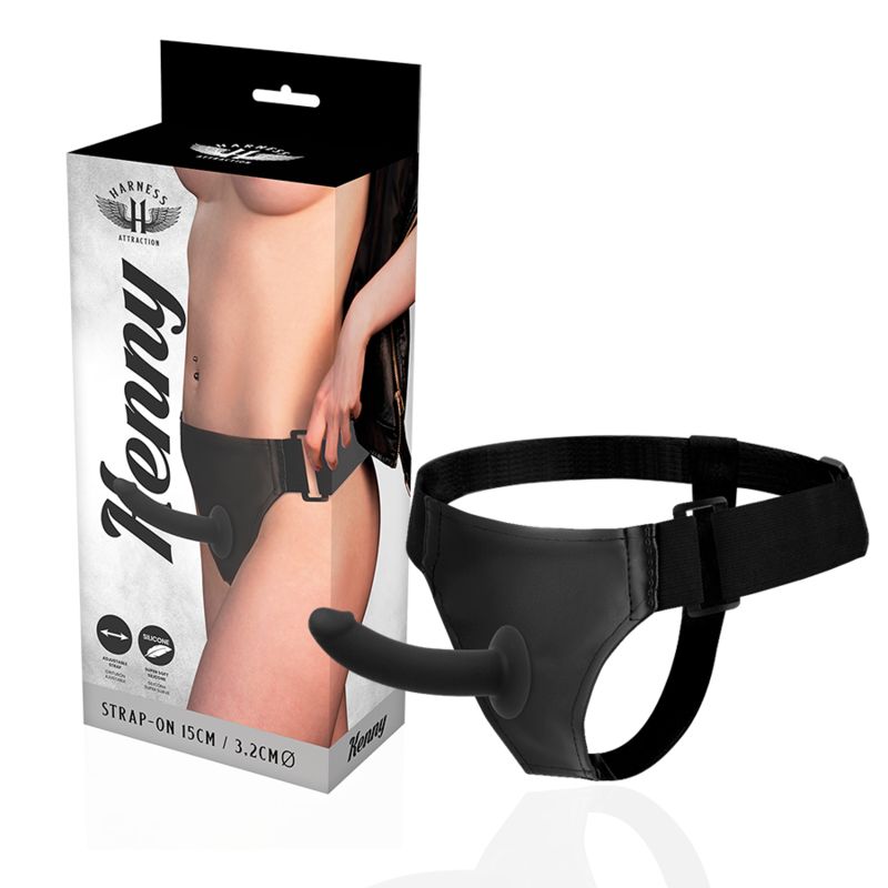 HARNESS ATTRACTION - RNES SILICONE KENNY 15 CM -O- 3.2 CM HARNESS ATTRACTION