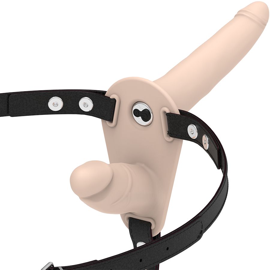 FETISH SUBMISSIVE HARNESS - VIBRATORE FLESH UP A DOPPIA PENETRAZIONE FETISH SUBMISSIVE HARNESS