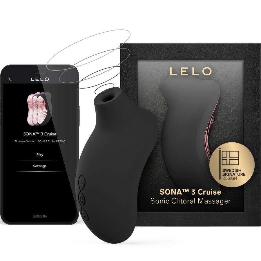 LELO - SONA 3 CRUISE MASSAGGIATORE CLITORIDEO SONICO NERO LELO