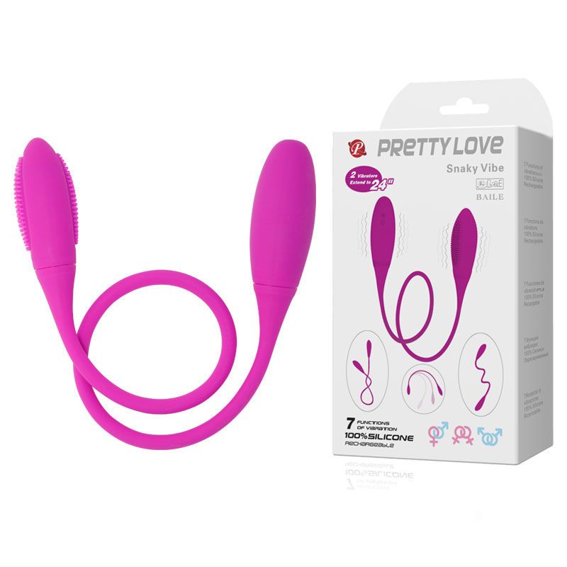 PRETTY LOVE - VIBRATORE SNAKY DELUXE 7 V HIGH TECH
