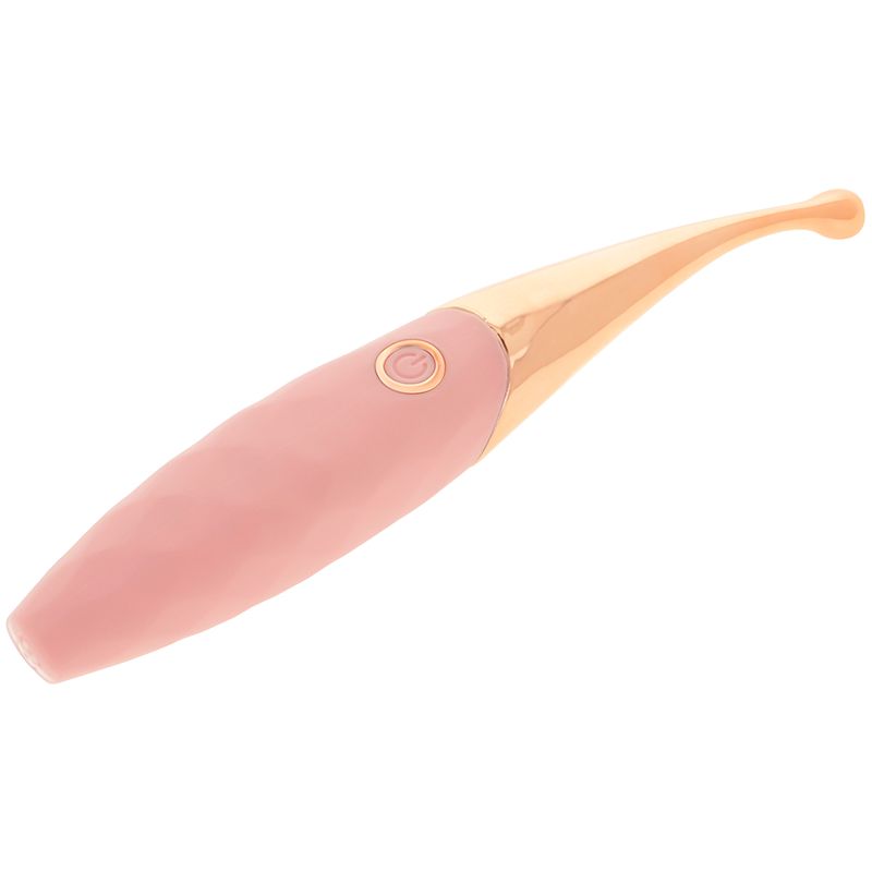 OHMAMA - STIMOLATORE CLITORIDE RICARICABILE 36 MODALITÀ ROSA-ORO ROSA OHMAMA STIMULATING