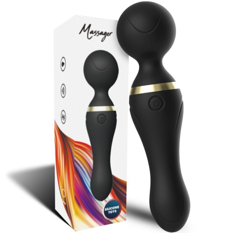 ARMONY - MASSAGGIATORE E VIBRATORE FREEZA TESTA SUPER FLESSIBILE NERA ARMONY MASSAGERS