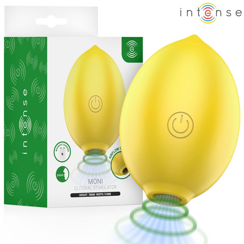 INTENSE - MONI STIMOLATORE CLITORIDE A SUZIONE LEMON INTENSE FUN TOYS