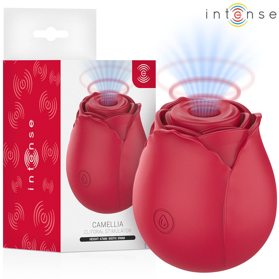 INTENSE - CAMELLIA ASPIRAZIONE CLITORIDEA ROSE BY WAVES BORDEAUX INTENSE HIGH TECH