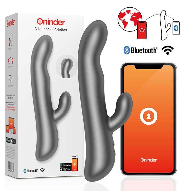 ONINDER - VIBRAZIONE E ROTAZIONE OSLO NERO - APP GRATUITA ONINDER