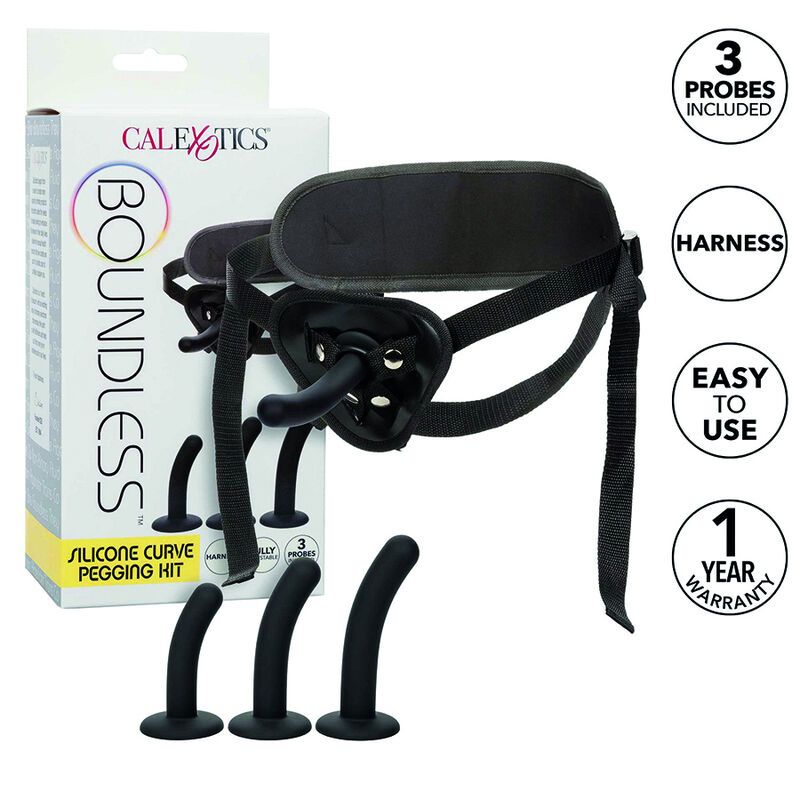 CALEXOTICS - BOUNDLESS KIT DI PEGGING PER CURVE IN SILICONE CALEXOTICS