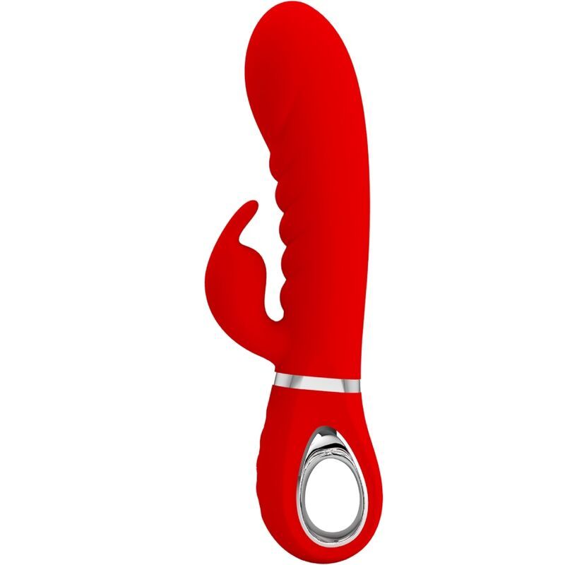 PRETTY LOVE - VIBRATORE MULTIFUNZIONE G-SPOT PRESCOTT ROSSO HIGH TECH