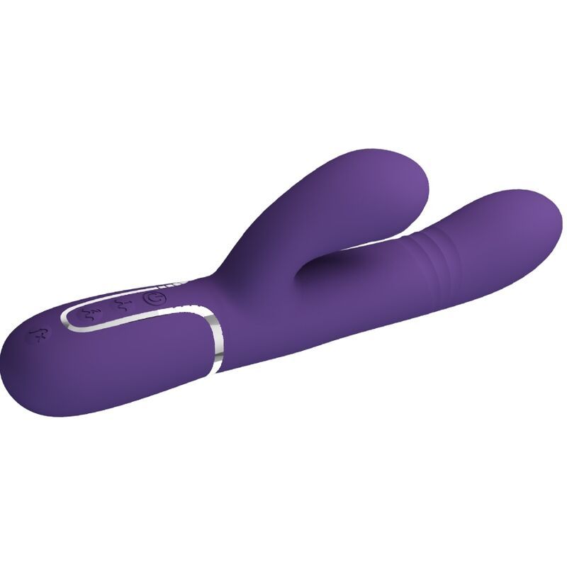 PRETTY LOVE - VIBRATORE MULTIFUNZIONE G-SPOT VIOLA HIGH TECH
