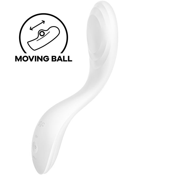 SATISFYER - VIBRATORE RRROLLING PLEASURE GSPOT BIANCO SATISFYER VIBRATOR