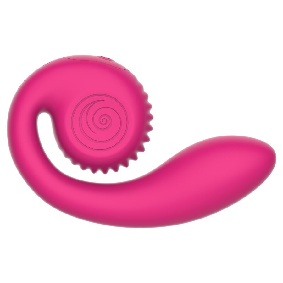 SNAIL VIBE - VIBRATORE ROSA GIZI LITE DOPPIO PUNTO G E CLITORIDEO SNAIL VIBE
