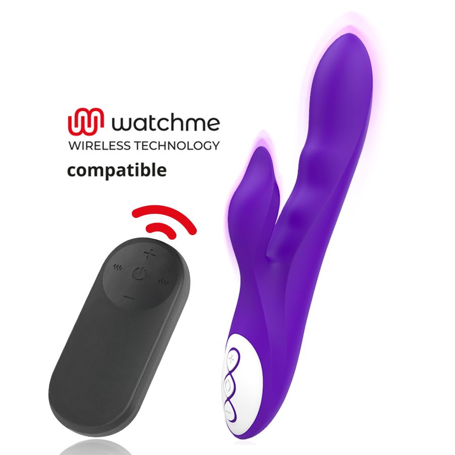 GALATEA - GALO VIBRATORE VIOLA + TELECOMANDO WATCHME GALATEA