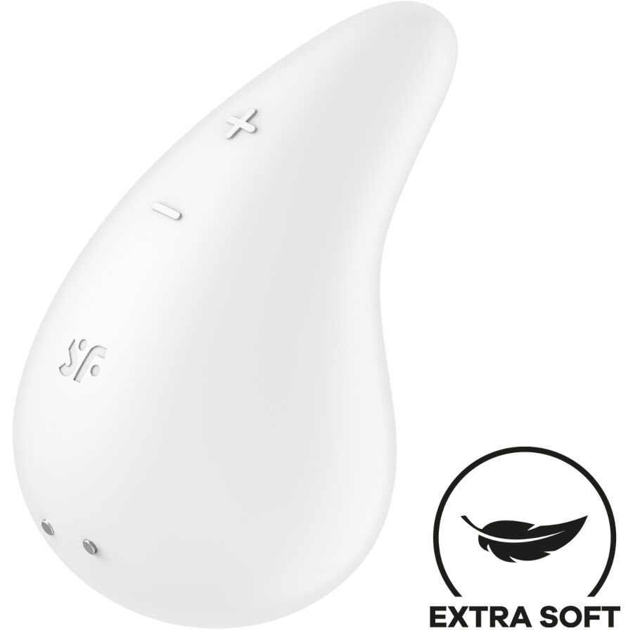 SATISFYER - VIBRATORE GOCCIA DI RUGIADA LAY-ON BIANCO SATISFYER LAYONS