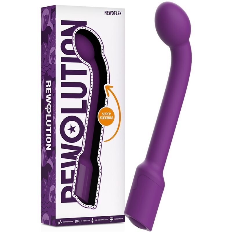 REWOLUTION - REWOFLEX VIBRATORE STIMOLATORE FLESSIBILE DEL PUNTO G REWOLUTION