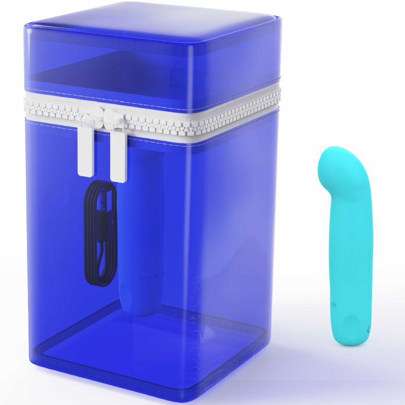 B SWISH - VIBRATORE RICARICABILE IN SILICONE BLU BCUTE CURVE INFINITE CLASSIC EDIZIONE LIMITATA B SWISH