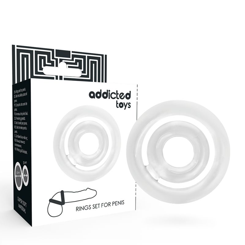 ADDICTED TOYS - POTENZ- C-RING PENE CHIARO ADDICTED TOYS