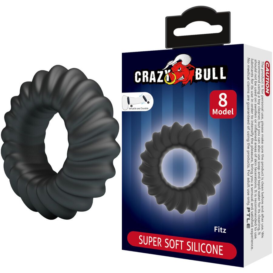 CRAZY BULL - ANELLO IN SILICONE FITZ MODELLO 8 CRAZY BULL