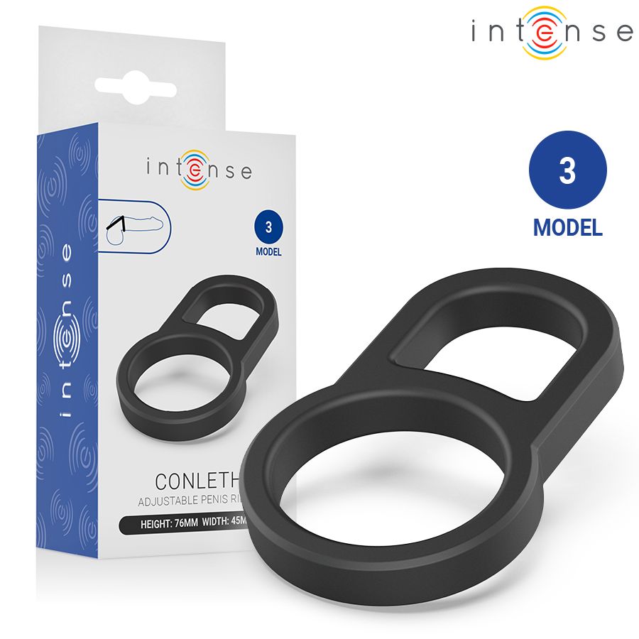 INTENSE - CONLETH ANELLO PER PENE DOPPIO REGOLABILE MODELLO 3 INTENSE FOR HIM
