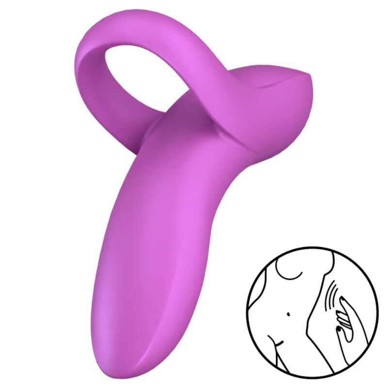 SATISFYER - VIBRATORE DA DITO BOLD LOVER ROSA SATISFYER VIBRATOR