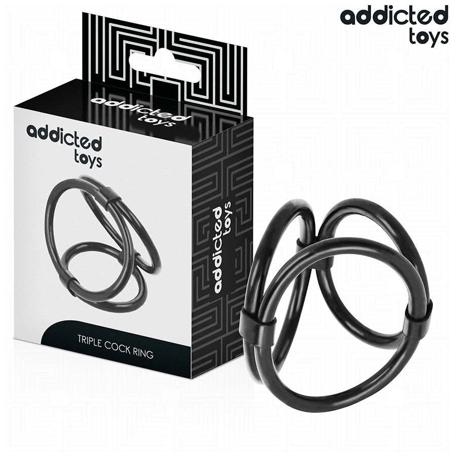ADDICTED TOYS - ANELLO PER PENE TRIPLO ADDICTED TOYS