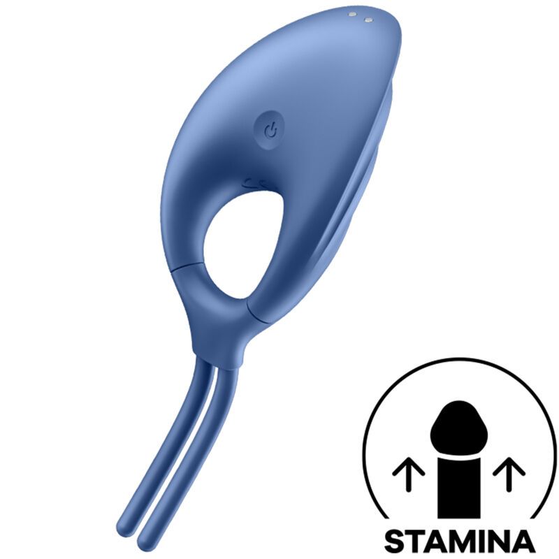 SATISFYER - ANELLO VIBRATORE SWORDSMAN BLU SATISFYER RING