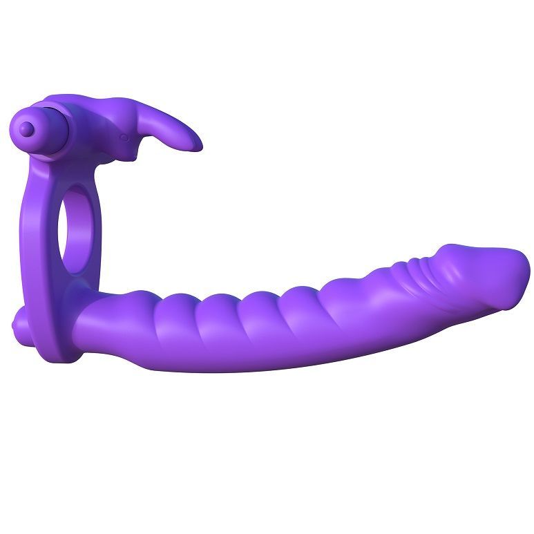 FANTASY C-RINGZ - SILICONE DOPPIO VIBRATORE CONIGLIO FANTASY C-RINGZ