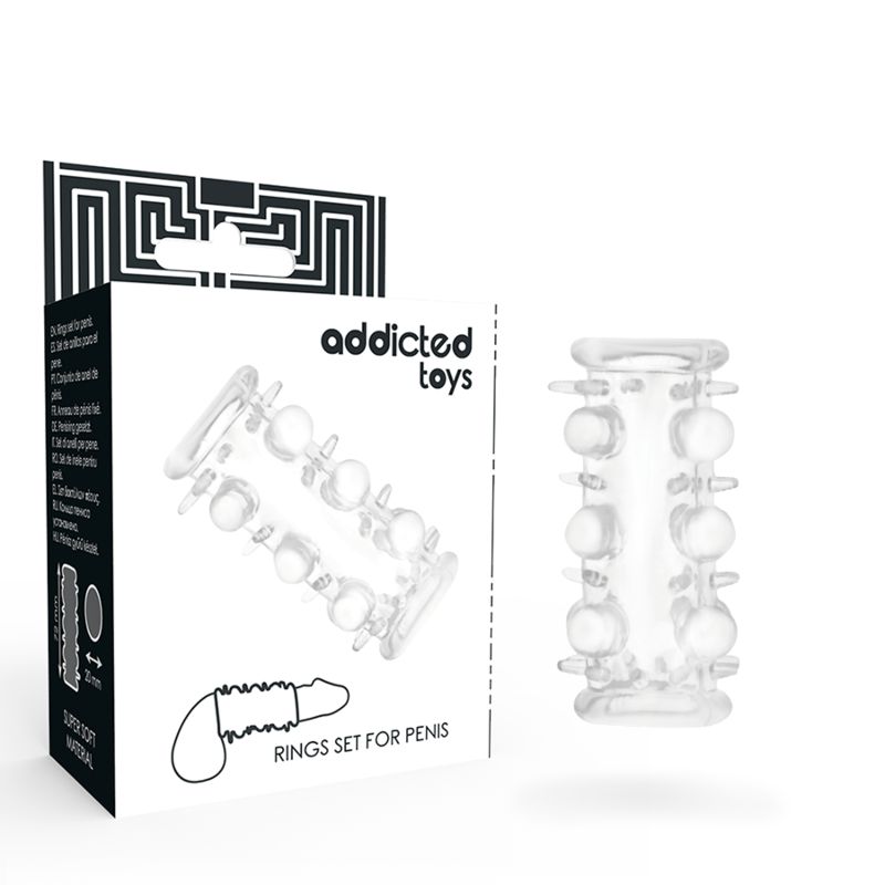 ADDICTED TOYS - MANICOTTO PER PENE TRASPARENTE ADDICTED TOYS