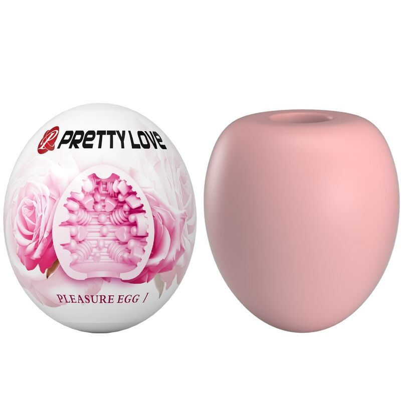 PRETTY LOVE - MASTURBATORE MASCHILE UOVO ROSA BODIES &amp; MASTURBATORS