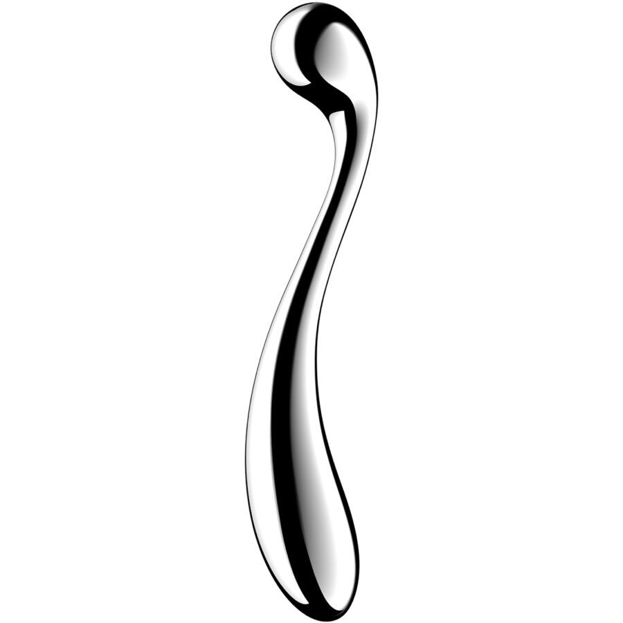 SATISFYER - DILDO A DOPPIA ESTREMITÀ IN ACCIAIO INOX STAR FORCE 4 SATISFYER DILDO