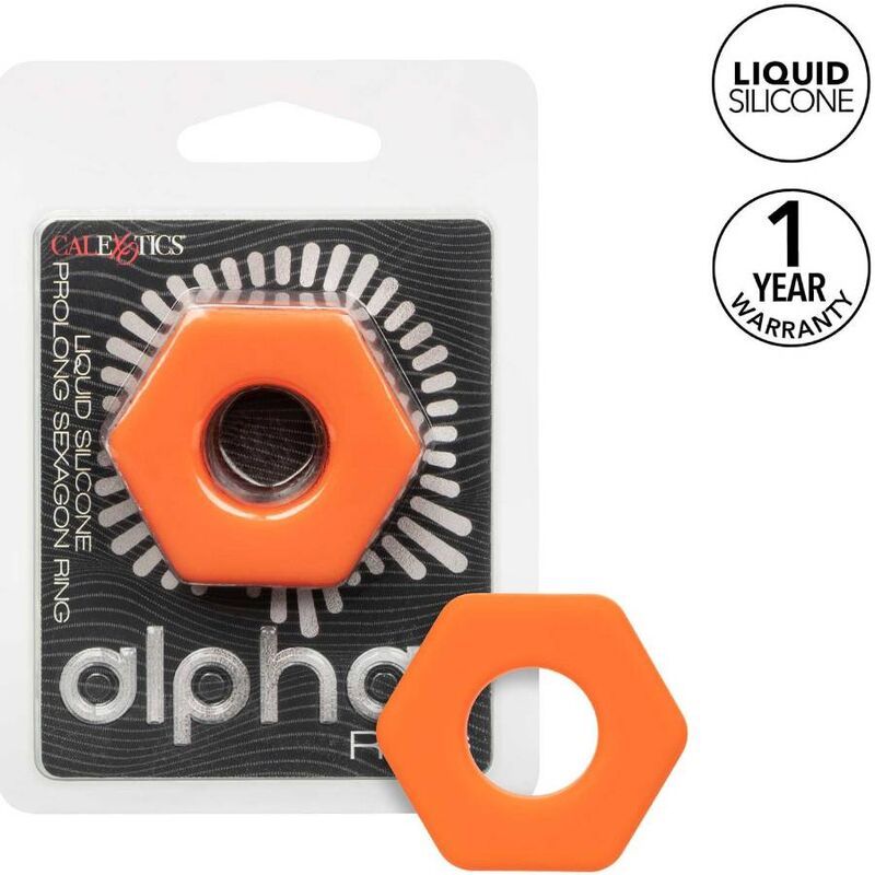 CALEXOTICS - ALPHA ANELLO PROLONG SEXAGON ARANCIONE CALEXOTICS