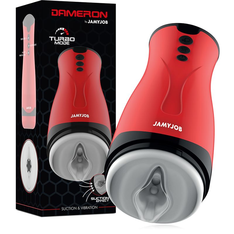 JAMYJOB - MASTURBATORE DAMERON CON ASPIRAZIONE E VIBRAZIONE JAMYJOB