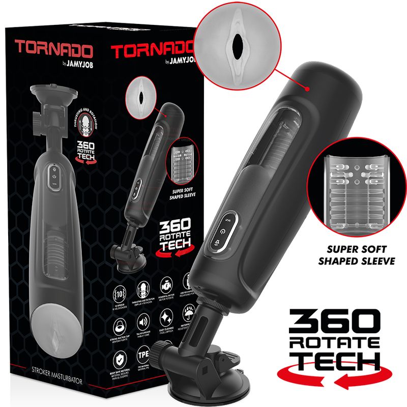 JAMYJOB - TORNADO 360 ROTATE TECH STROKER JAMYJOB