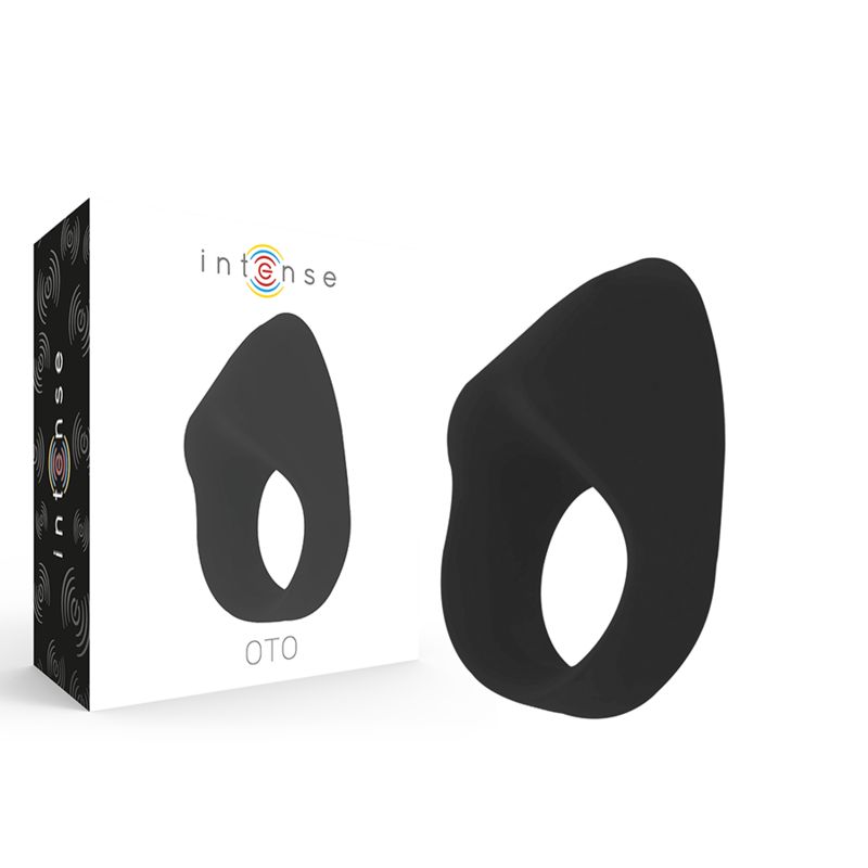 INTENSE - ANELLO VIBRATORE RICARICABILE OTO NERO INTENSE FOR HIM