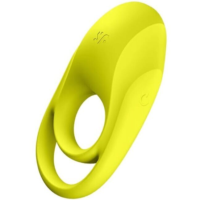 SATISFYER - VIBRATORE AD ANELLO DUO SPETTACOLARE GIALLO SATISFYER RING