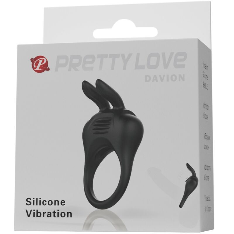 PRETTY LOVE - ANELLO VIBRATORE CONIGLIO DAVION FOR HIM