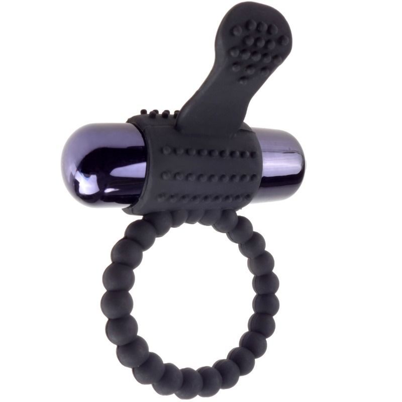 FANTASY C-RINGZ - ANELLO VIBRANTE IN SILICONE NERO FANTASY C-RINGZ