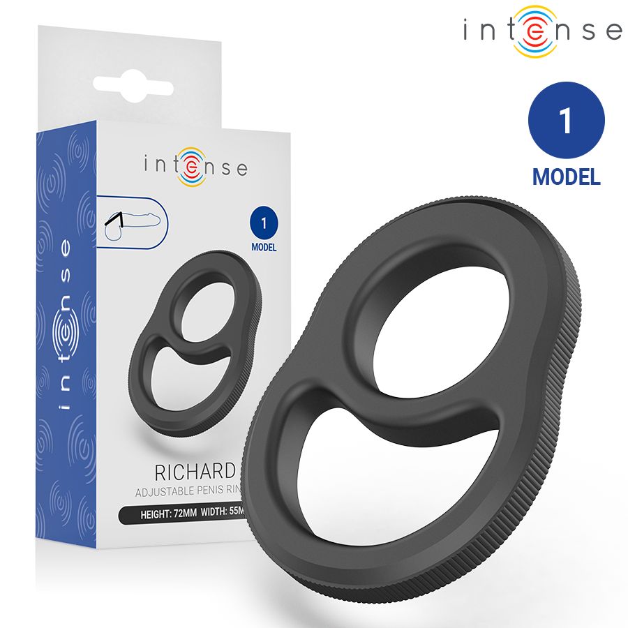 INTENSE - RICHARD DOPPIO ANELLO PER PENE MODELLO 1 INTENSE FOR HIM