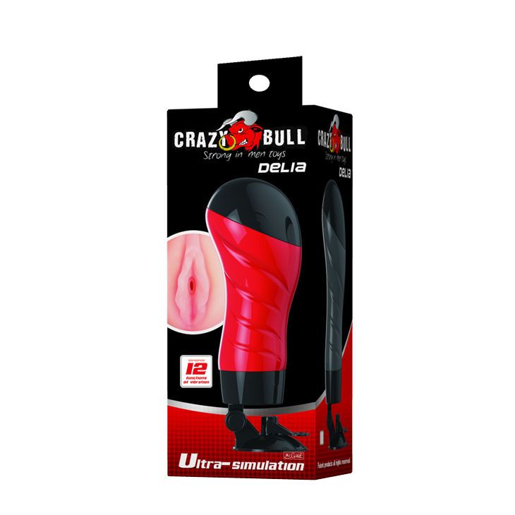 CRAZY BULL - VAGINA FLORA CON BASE MASTURBATORE VOCE CRAZY BULL