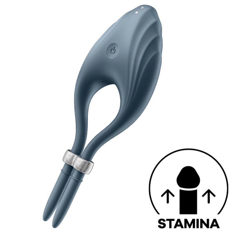 SATISFYER - ANELLO VIBRATORE DUELIST GRIGIO SATISFYER RING